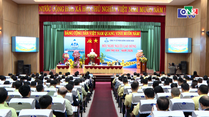 Hội nghị người lao động C&ocirc;ng ty CP Đường Quảng Ng&atilde;i 