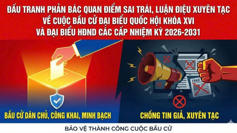Cảnh gi&aacute;c với luận điệu xuy&ecirc;n tạc bầu cử đại biểu Quốc hội kho&aacute; XVI v&agrave; đại biểu HĐND c&aacute;c cấp