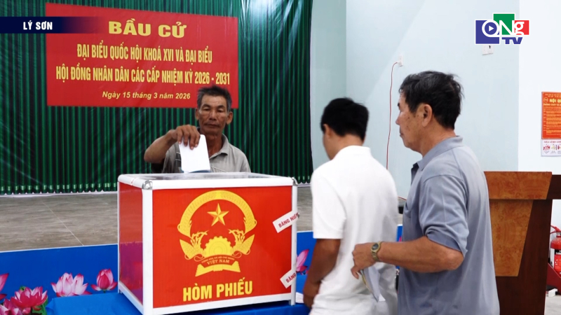 Đặc khu L&yacute; Sơn ho&agrave;n th&agrave;nh cuộc bầu cử