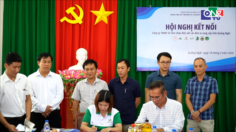 Kết nối đưa sản phẩm Quảng Ng&atilde;i v&agrave;o thị trường An Giang