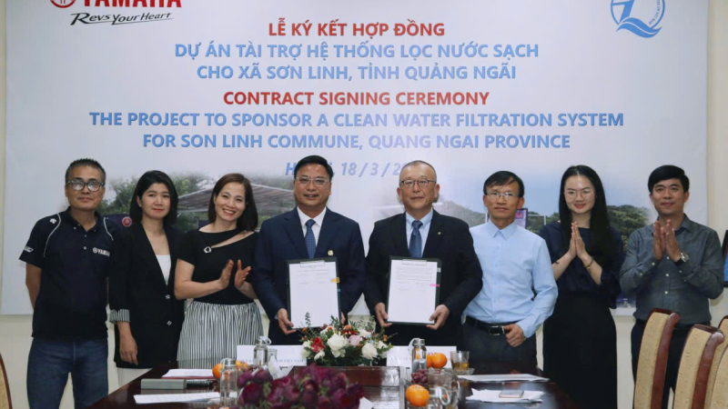 Th&ecirc;m nguồn nước sạch cho người d&acirc;n Sơn Linh 