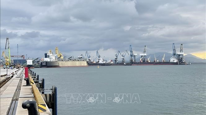 Kim ngạch xuất, nhập khẩu qua cửa khẩu cảng Dung Quất đạt hơn 1,5 tỷ đ&ocirc; la Mỹ