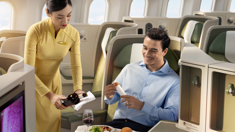 H&atilde;ng bay Việt được bầu chất lượng v&eacute; thương gia tốt nhất thế giới 