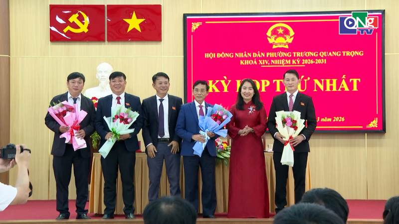 &Ocirc;ng Trần Quang T&ograve;a giữ chức Chủ tịch HĐND Phường Trương Quang Trọng