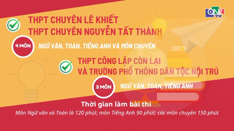 M&ocirc;n thi thứ 3 tuyển sinh v&agrave;o lớp 10 l&agrave; tiếng Anh