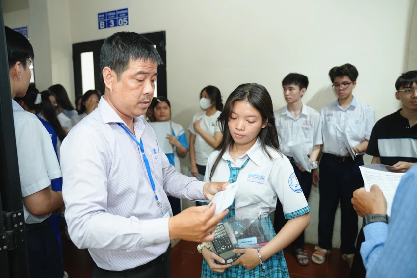 Thí sinh dự thi đánh giá năng lực của Đại học Quốc gia TP.HCM năm 2025.