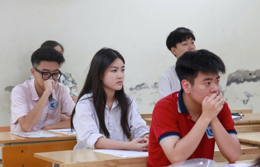 Thí sinh dự thi tốt nghiệp THPT 2025. Ảnh: Nam Du