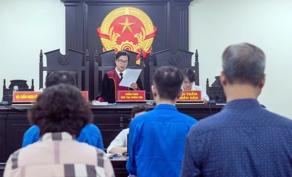 Một phiên tòa xét xử diễn ra tại Hà Nội. Ảnh minh họa: Trọng Phú