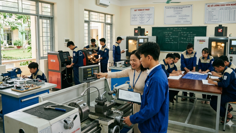 Đề xuất quy định mới về bổ nhiệm, xếp lương với gi&aacute;o vi&ecirc;n trung học nghề 