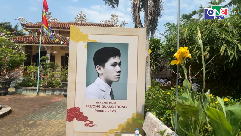 Kỷ niệm 120 năm Ng&agrave;y sinh nh&agrave; c&aacute;ch mạng Trương Quang Trọng