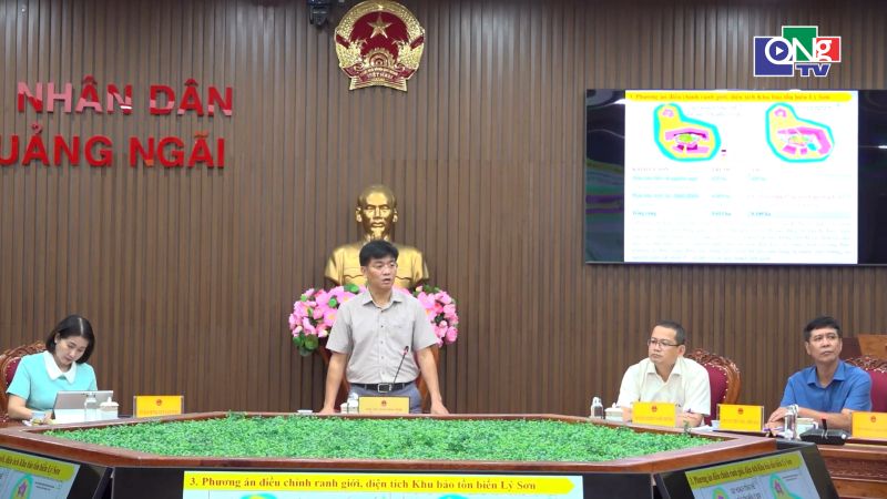 Thẩm định điều chỉnh ranh giới, diện t&iacute;ch Khu bảo tồn biển L&yacute; Sơn