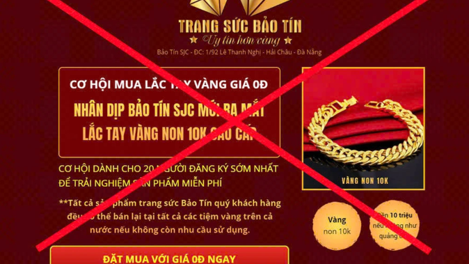Cảnh b&aacute;o thủ đoạn lừa b&aacute;n v&agrave;ng SJC gi&aacute; rẻ