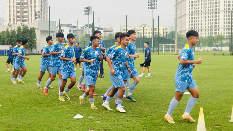 Đội tuyển U17 Việt Nam chuẩn bị giải Đ&ocirc;ng Nam &Aacute;