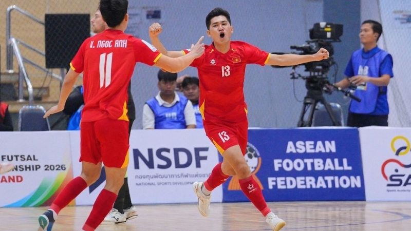 ĐT futsal Việt Nam gi&agrave;nh Huy chương Đồng Giải v&ocirc; địch Đ&ocirc;ng Nam &Aacute; 2026