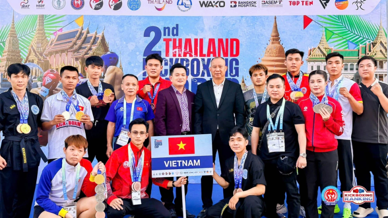 Đội tuyển Kickboxing Việt Nam gi&agrave;nh hơn 30 HCV ở giải thế giới 2026