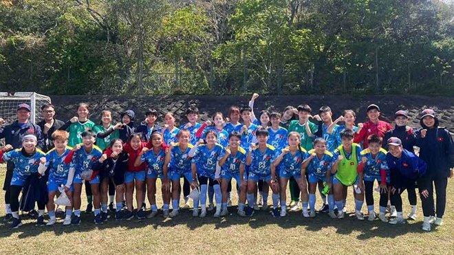 U17 nữ Việt Nam kết th&uacute;c tập huấn Nhật Bản, hướng tới giải ch&acirc;u &Aacute;