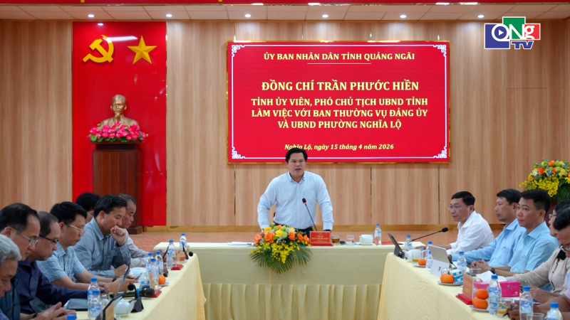 N&acirc;ng cao hiệu quả điều h&agrave;nh, th&uacute;c đẩy ph&aacute;t triển phường Nghĩa Lộ