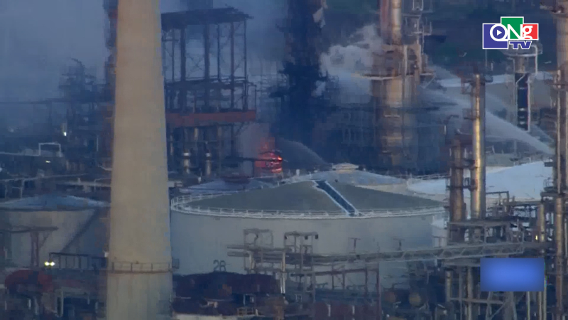 Ch&aacute;y lớn tại nh&agrave; m&aacute;y lọc dầu Australia đe dọa nguồn cung nhi&ecirc;n liệu