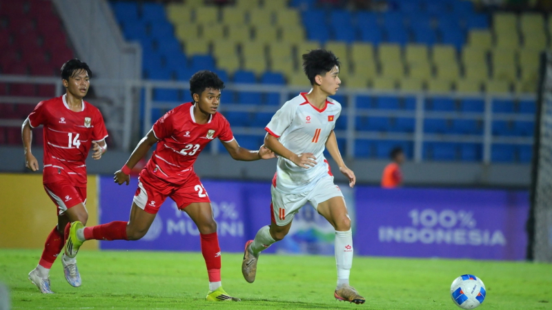H&ograve;a kh&ocirc;ng b&agrave;n thắng với U17 Việt Nam, U17 Indonesia ch&iacute;nh thức bị loại