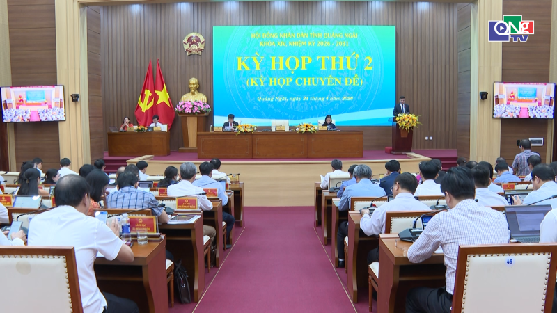 Khai mạc kỳ họp thứ 2, HĐND tỉnh kh&oacute;a XIV