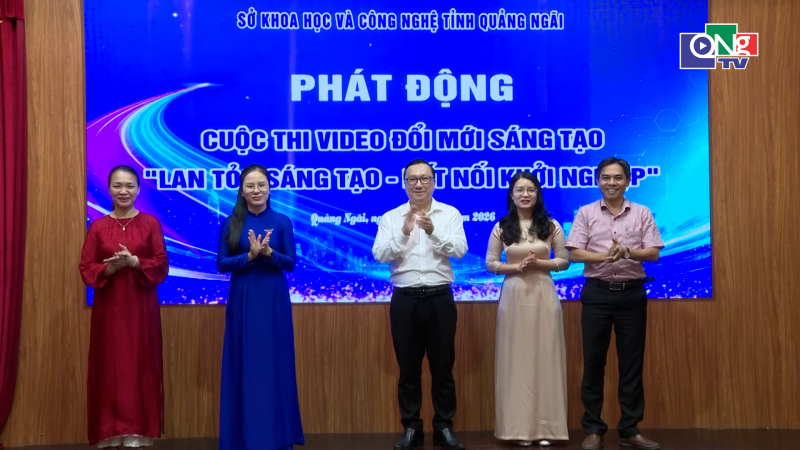 Quảng Ng&atilde;i ph&aacute;t động cuộc thi video đổi mới s&aacute;ng tạo