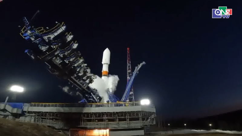 Nga ph&oacute;ng t&ecirc;n lửa Soyuz-2.1a đưa t&agrave;u vũ trụ vận tải Progress MS-34 l&ecirc;n ISS