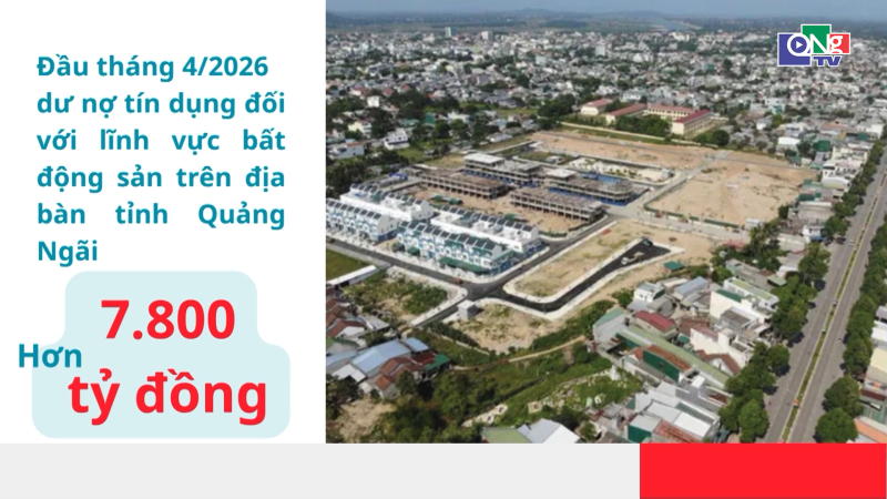 T&iacute;n dụng bất động sản Quảng Ng&atilde;i tăng nhẹ 