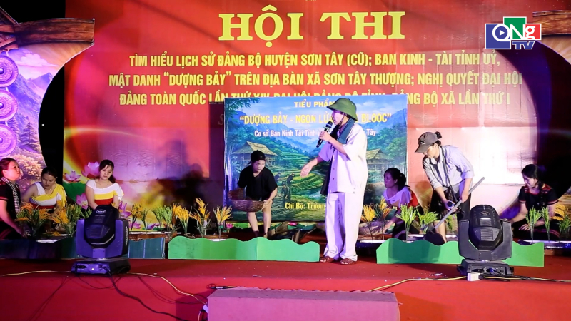 Sơn T&acirc;y Thượng tổ chức Hội thi t&igrave;m hiểu lịch sử Đảng bộ