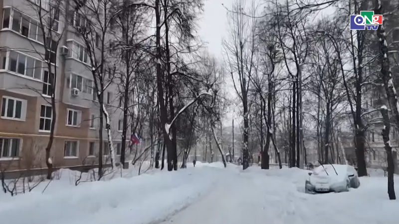 Moskva bao phủ tuyết trắng giữa m&ugrave;a Xu&acirc;n