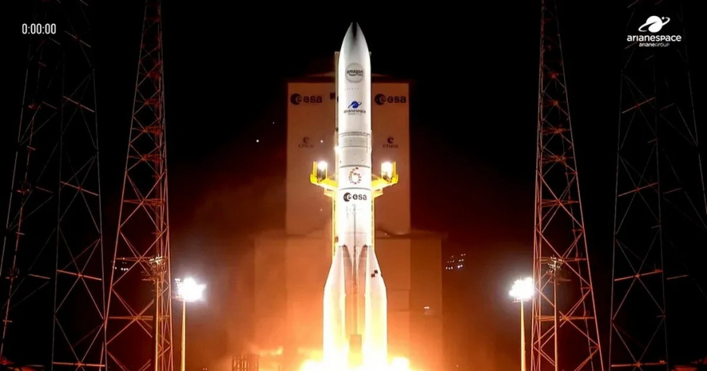 Vụ phóng diễn ra lúc 4h57 sáng giờ EDT ngày 30/3/2026. Nguồn: Arianespace