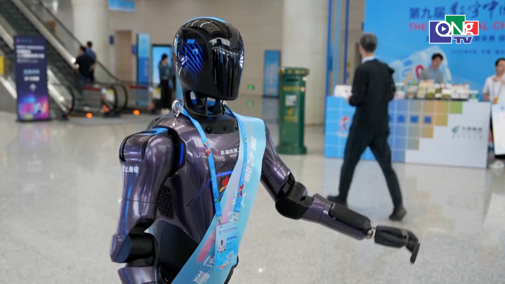 Robot hình người của Trung Quốc.