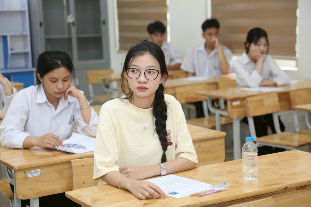 Thí sinh Hà Nội dự thi tốt nghiệp THPT 2025. Ảnh: Phạm Hùng