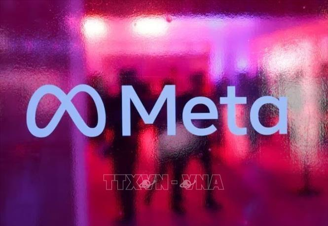 Biểu tượng của Meta. Ảnh: REUTERS/TTXVN