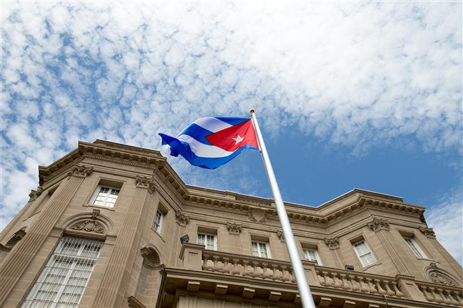 Khối cánh tả Mỹ Latinh phản đối lệnh siết trừng phạt Cuba. Ảnh: AFP/TTXVN