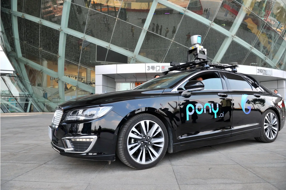 Một chiếc xe tự lái của Pony.ai. Ảnh: AP