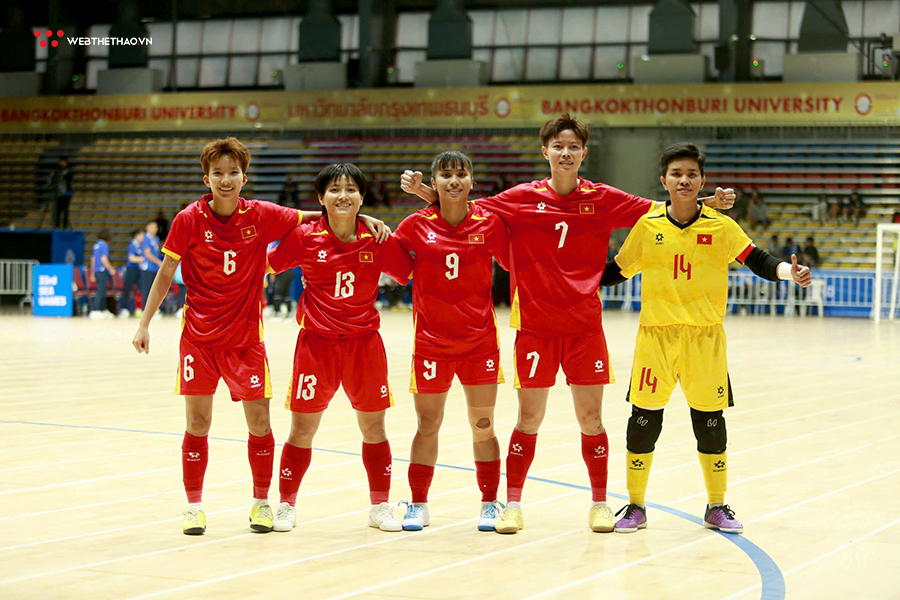 Futsal nữ Việt Nam duy trì vị trí thứ 11 thế giới.