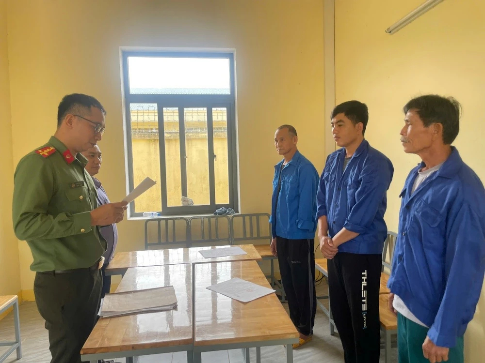 Các bị can trong vụ án.