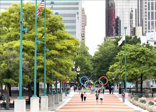 Công viên Centennial Olympic được chính quyền thành phố Atlanta bố trí làm trung tâm dành cho người hâm mộ và giải trí trong dịp World Cup 2026.