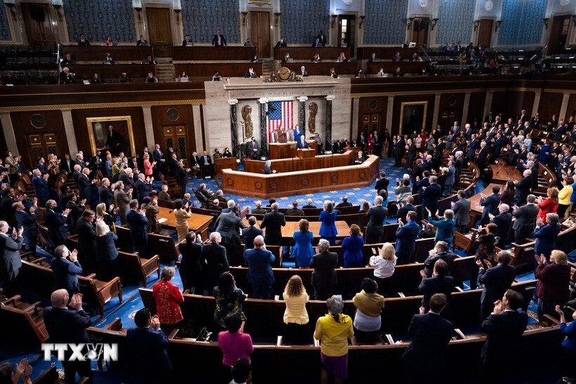 Quang cảnh một phiên họp Quốc hội Mỹ ở Washington, DC. Nguồn: AFP/TTXVN.