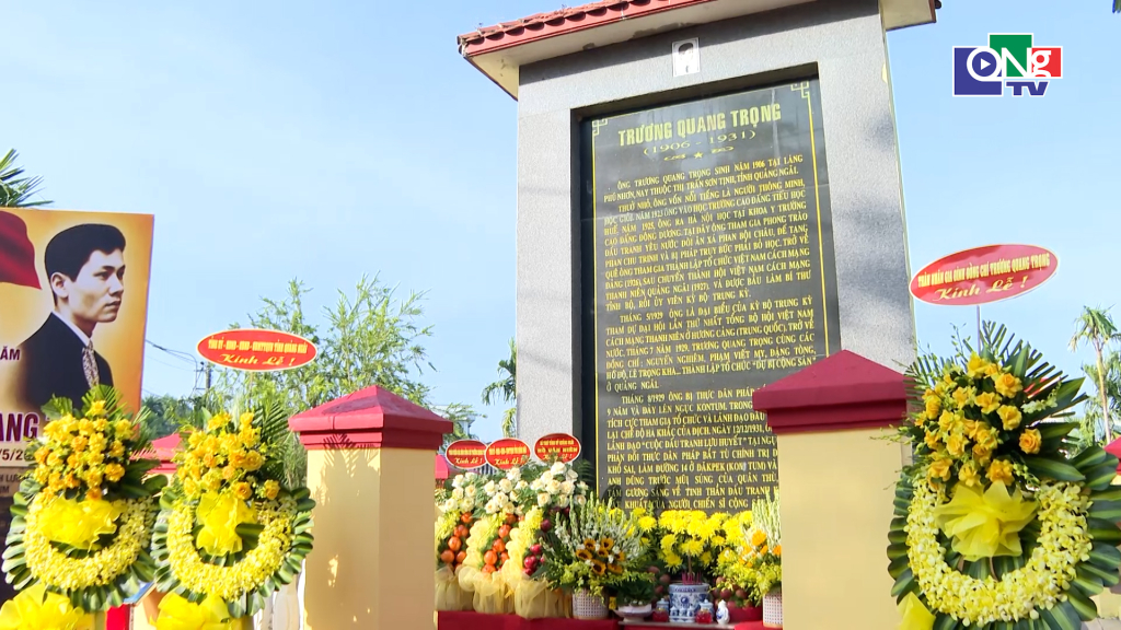 Lễ dâng hương kỷ niệm 120 năm Ngày sinh đồng chí Trương Quang Trọng là dịp để Đảng bộ, chính quyền và nhân dân Quảng Ngãi tưởng nhớ, tri ân người chiến sĩ cộng sản kiên trung.
