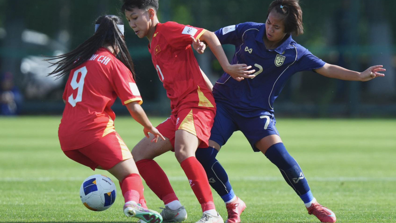 U17 nữ Việt Nam c&oacute; 1 điểm trận ra qu&acirc;n giải U17 ch&acirc;u &Aacute;