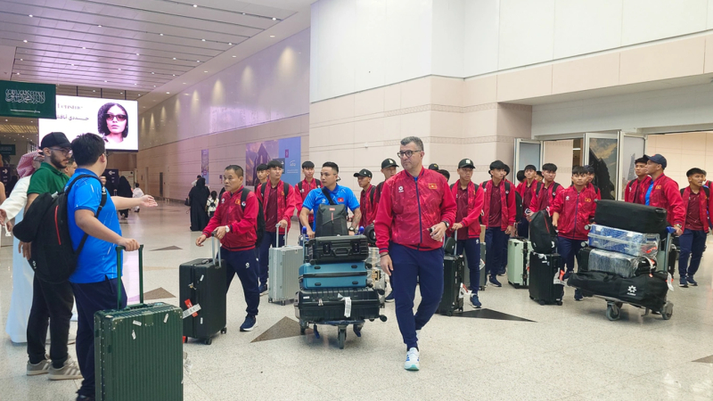U17 Việt Nam đến Saudi Arabia