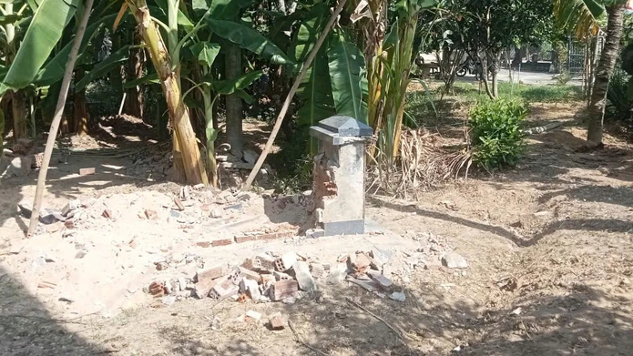 Ng&ocirc;i mộ 50 năm bị đ&agrave;o bới ở Quảng Ng&atilde;i l&agrave; do nhầm lẫn