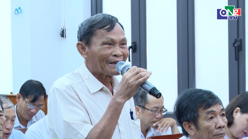 B&iacute; thư Tỉnh ủy tiếp x&uacute;c cử tri phường Cẩm Th&agrave;nh v&agrave; Nghĩa Lộ