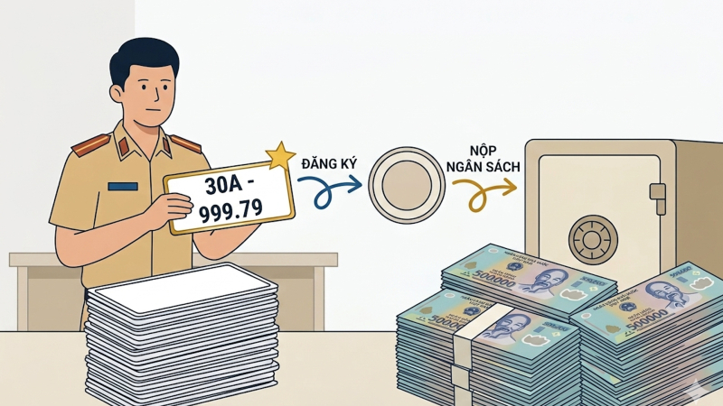 Hơn 1,4 triệu biển số xe sắp l&ecirc;n s&agrave;n đấu gi&aacute;