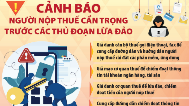 Cảnh b&aacute;o giả danh c&aacute;n bộ thuế lừa đảo hộ kinh doanh