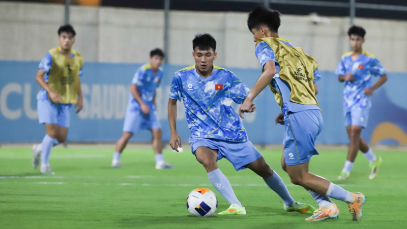 U17 Việt Nam chuẩn bị trận gặp UAE