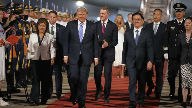 Tổng thống Mỹ Donald Trump thăm cấp nh&agrave; nước Trung Quốc