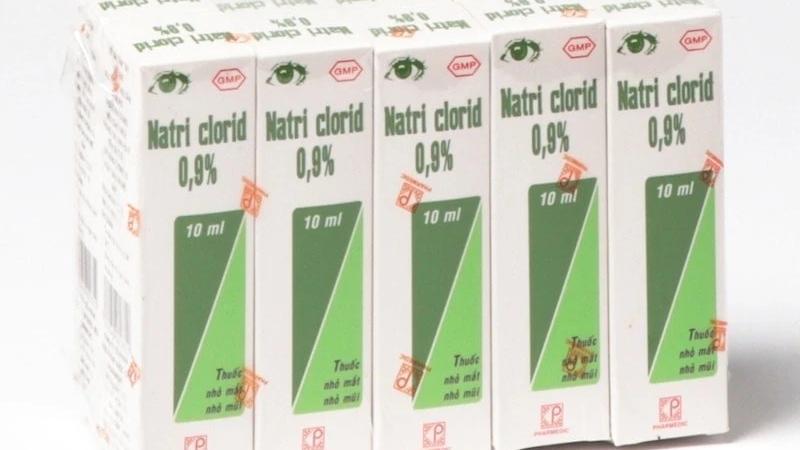 Thu hồi to&agrave;n quốc thuốc nhỏ mắt Natri Clorid 0,9%