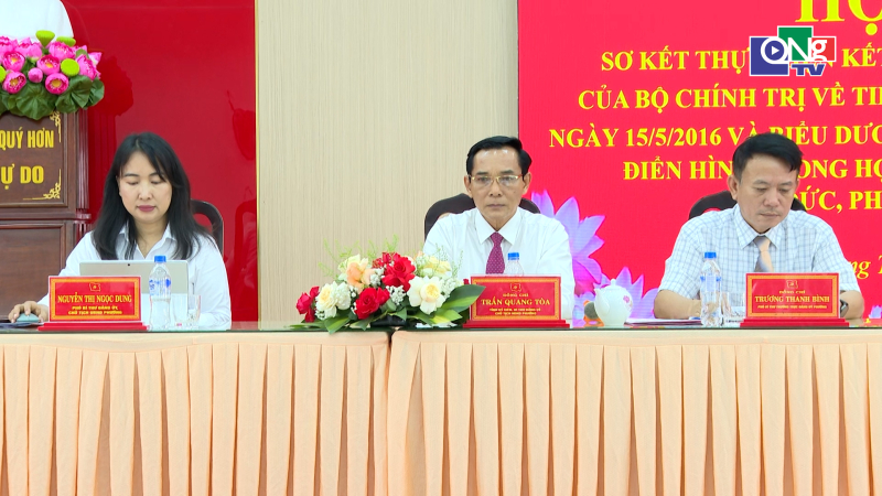 Sơ kết việc thực hiện Kết luận số 01 về học tập v&agrave; l&agrave;m theo B&aacute;c